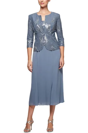 Alex Evenings 2-Pc. Embellished Jacket & A-Line Dress Set