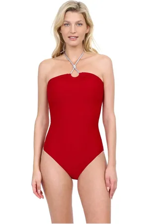gottex Harbourside Knotted Bandeau Halter One Piece Swimsuit