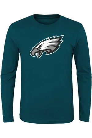Outerstuff Big Boys and Girls Midnight Philadelphia Eagles Primary Logo Long Sleeve T-shirt