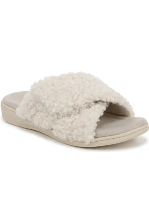 Vionic Womens Relax Ii Open Toe Slippers