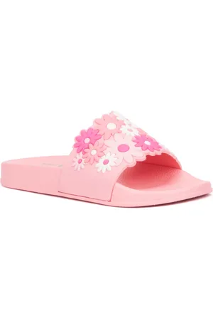 Olivia Miller Big Girls Cool Gurl Slide Slippers