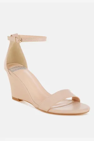 RAG & CO Pobora Genuine Leather Slim Wedge Heel Sandals