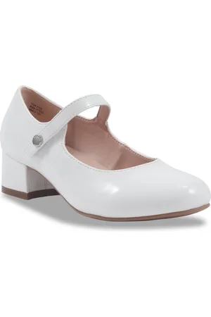 Kenneth Cole Little and Big Girls Cultivated Pearl Corlis Heel Shoe