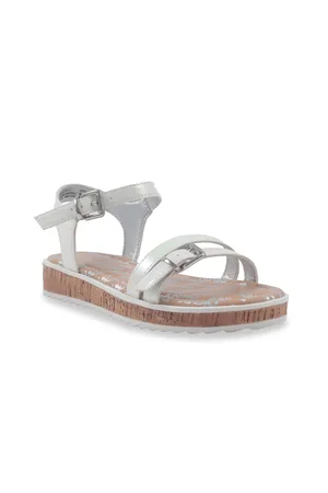 DKNY Little and Big Girls Tessa Carina Double Strap Sandal