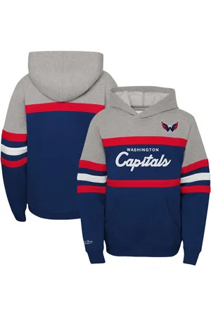 Mitchell & Ness Big Boys and Girls Washington Capitals Head Coach Pullover Hoodie