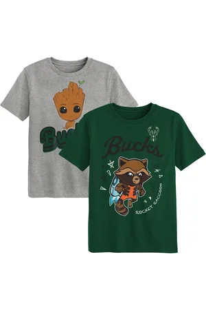 Outerstuff Preschool 2-Piece Milwaukee Bucks Guardians Of The Galaxy T-Shirt Set