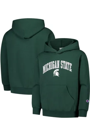 Champion Big Boys and Girls Michigan State Spartans Campus Pullover Hoodie