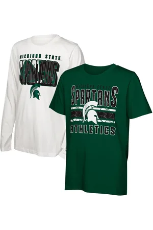 Outerstuff Big Boys and Girls Michigan State Spartans In the Mix T-Shirt Combo Set