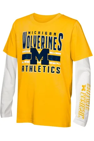 Outerstuff Preschool Michigan Wolverines In the Mix T-Shirt Combo Set