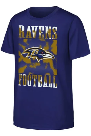 Outerstuff Big Boys and Girls Baltimore Ravens Garage Hero T-Shirt