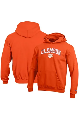 Champion Big Boys and Girls Clemson Tigers Campus Pullover Hoodie