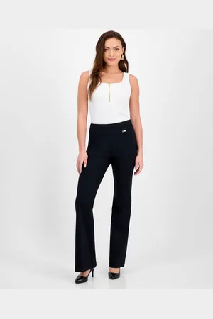 I.N.C. International Concepts Petite High-Rise Flare Pants, Exclusively at Macy