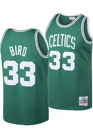 Mitchell & Ness Big Boys Larry Bird Boston Celtics Hardwood Classic Swingman Jersey - Green/White