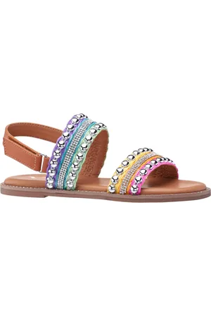 NINA Big Girls Suissa Flat Sandals