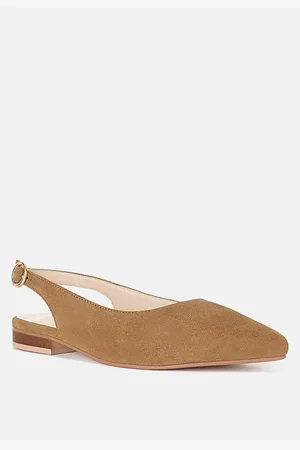 RAG & CO Hocane Real Suede Leather Slingback Sandals