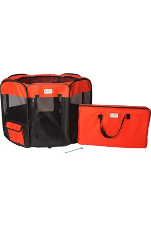 Armarkat PP002R-m Portable Pet Playpen - Combo