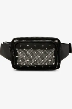 Steve Madden Rhinestone Mesh Fanny Pack
