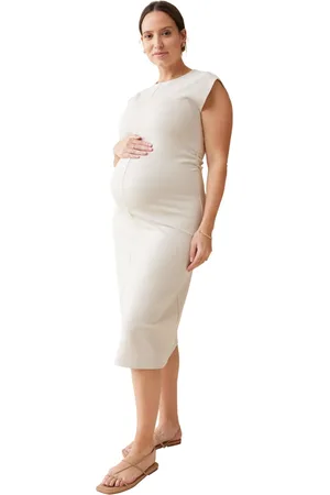Ingrid & Isabel Maternity Modern Muse Midi Dress L
