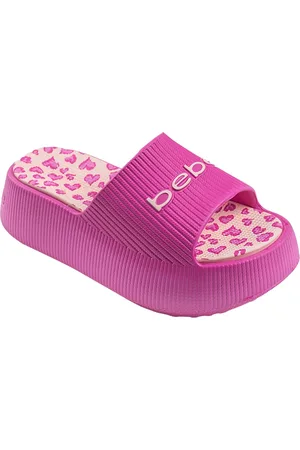 Bebe Little and Big Girls Trendy and Comfortable Summer Platform Slides