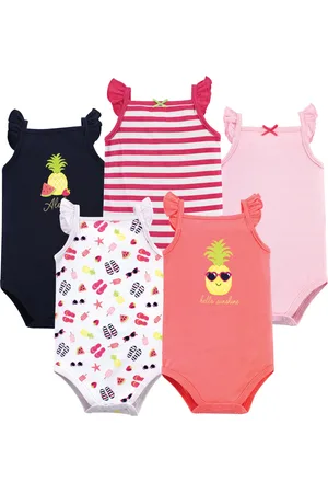 Hudson Baby Boys Hudson Cotton Sleeveless Bodysuits 5pk, Sailor Dog, 12-18 Months