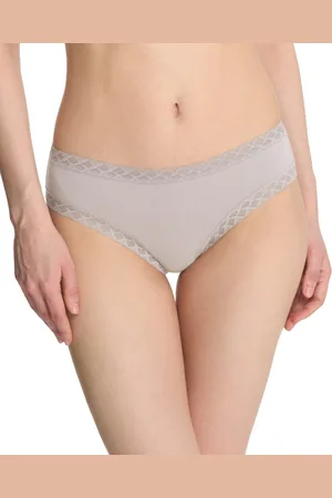 Natori Bliss Lace-Trim Cotton Brief Underwear 156058