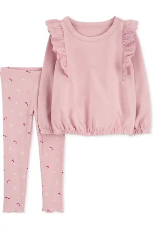 Carters Baby Girls 2-Pc. Pullover Sweatshirt & Legging Set
