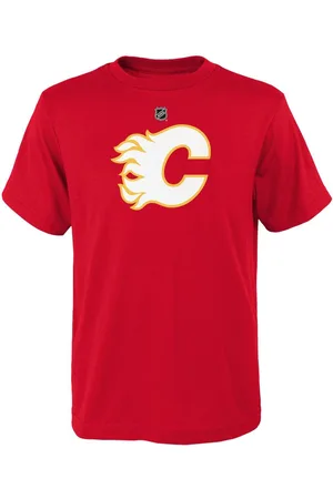 Outerstuff Big Boys and Girls Calgary Flames Primary Logo T-Shirt