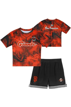 Outerstuff Preschool 2-Piece San Francisco Giants Hitter Infielder T-Shirt and Shorts Set