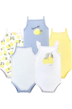 Hudson Baby Girls Hudson Cotton Sleeveless Bodysuits 5pk, , 18-24 Months