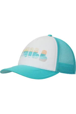 Generic White & Aqua Foam Trucker Hat