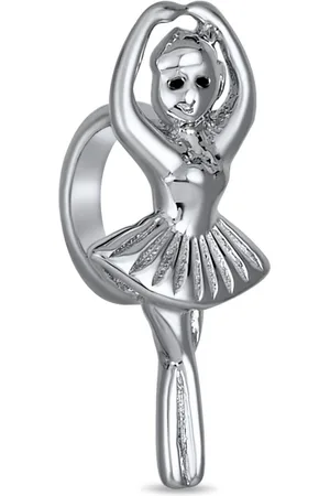 Bling Jewelry Dainty Prima Ballerina Ballet Dancer Charm Bead .925 Sterling