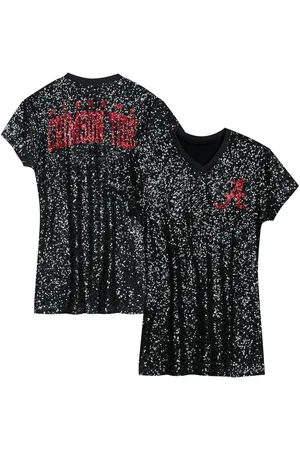 Outerstuff Preschool Alabama Crimson Tide Sequin V-neck Dress