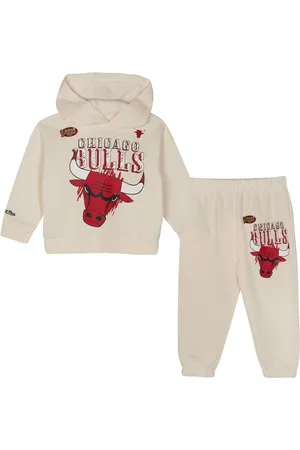 Mitchell & Ness Toddler 2-Piece Chicago Bulls Hang Time Oversized Pullover Hoodie and Pants Set