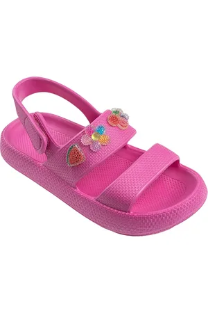Bebe Little Girls Cute and Comfortable Summer with Charms Sandals
