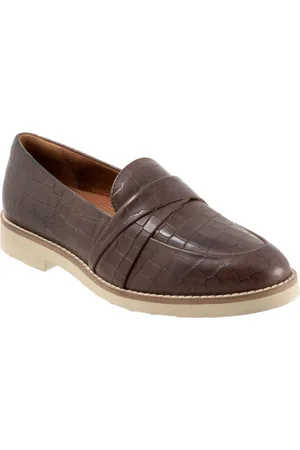 SOFTWALK Walsh Loafer - Dark brown/croco