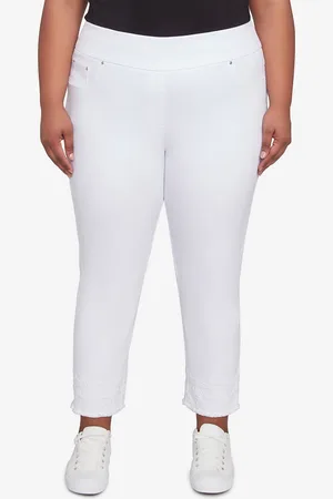 RUBY Plus Size Embroidered Extra Stretch Denim Jeans