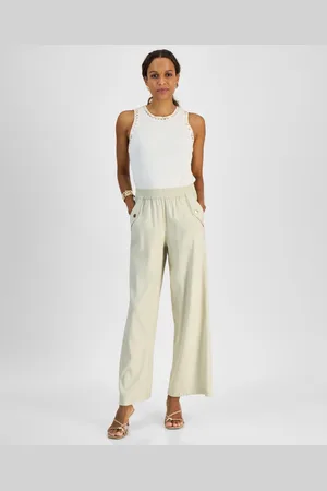 I.N.C. International Concepts Petite Wide-Leg Pull-On Pants, Exclusively at Macy
