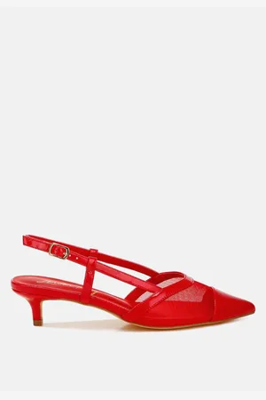 London Rag Temptress Mesh Slingback Sandals