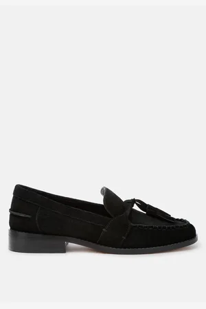 RAG & CO Rhone Tassels Detail Suede Loafers
