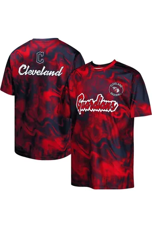 Outerstuff Big Boys and Girls Navy/Red Cleveland Guardians Pinch Hitter T-Shirt - Navy, Red