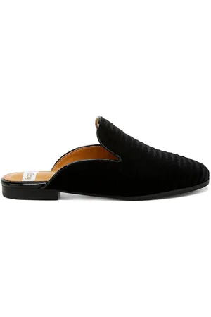 RAG & CO Ouzini Velvet Textured Slip On Mules