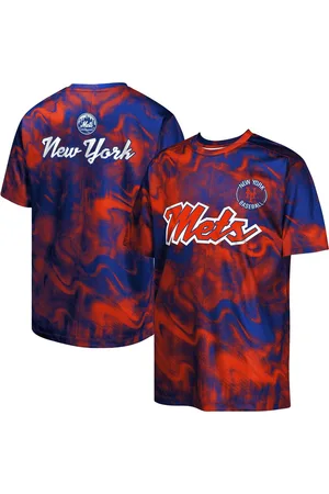 Outerstuff Big Boys and Girls Royal/Red New York Mets Pinch Hitter T-Shirt - Royal, Red
