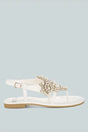 RAG & CO Nayasa Pn Buckle Pearls Flats