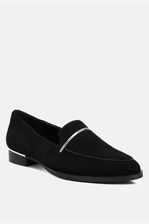 RAG & CO Paulina Womens Suede Leather Loafers