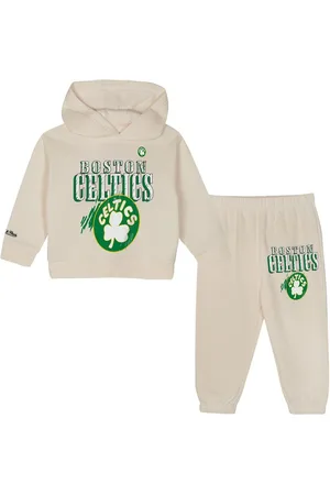 Mitchell & Ness Toddler 2-Piece Boston Celtics Hang Time Oversized Pullover Hoodie and Pants Set