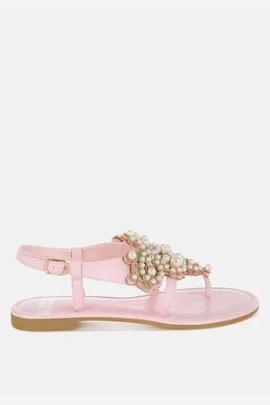 RAG & CO Nayasa Pn Buckle Pearls Flats