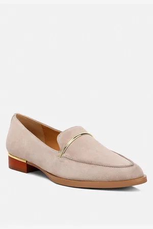 RAG & CO Paulina Womens Suede Leather Loafers