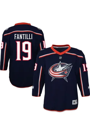 Outerstuff Big Boys and GirlsÂ Adam Fantilli Columbus Jackets Alternate Replica Player Jersey