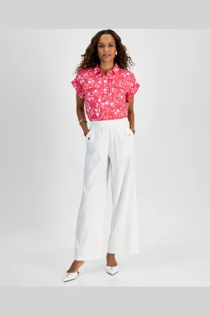 I.N.C. International Concepts Petite Wide-Leg Pull-On Pants, Exclusively at Macy