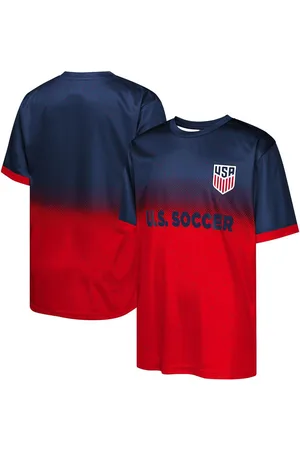 Outerstuff Big Boys and Girls Navy/Red Usmnt Stalwart Defender T-Shirt - Navy, Red